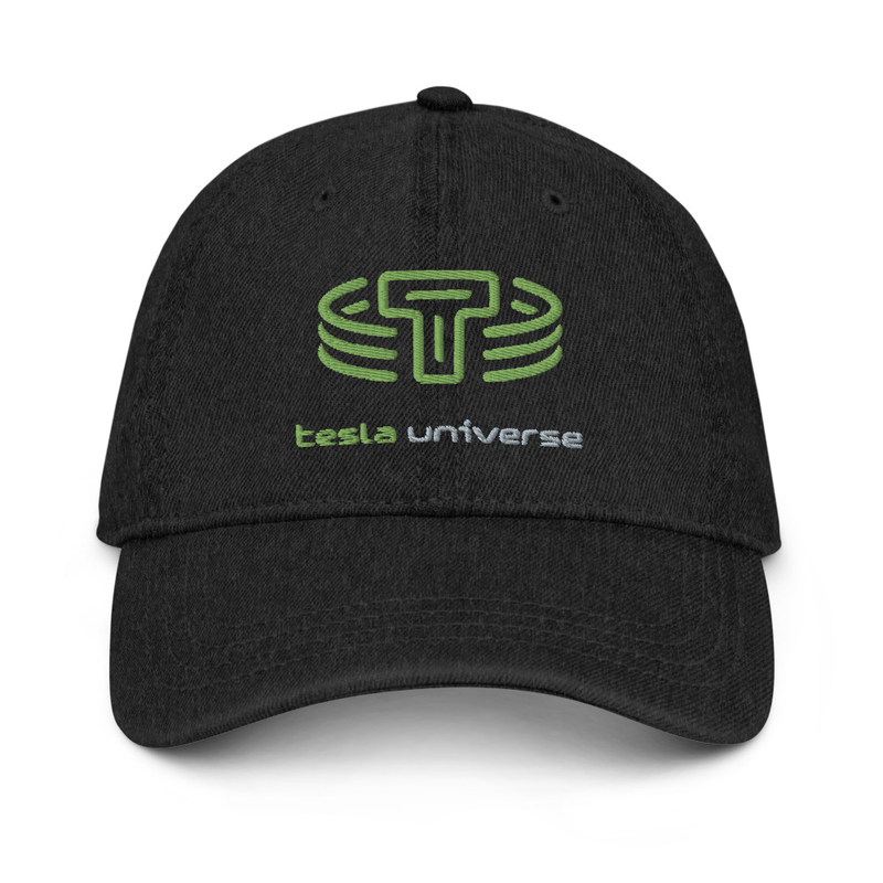 TU Green Logo Denim Cap