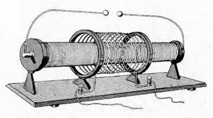 The Tesla coil, source of extremely high voltage.