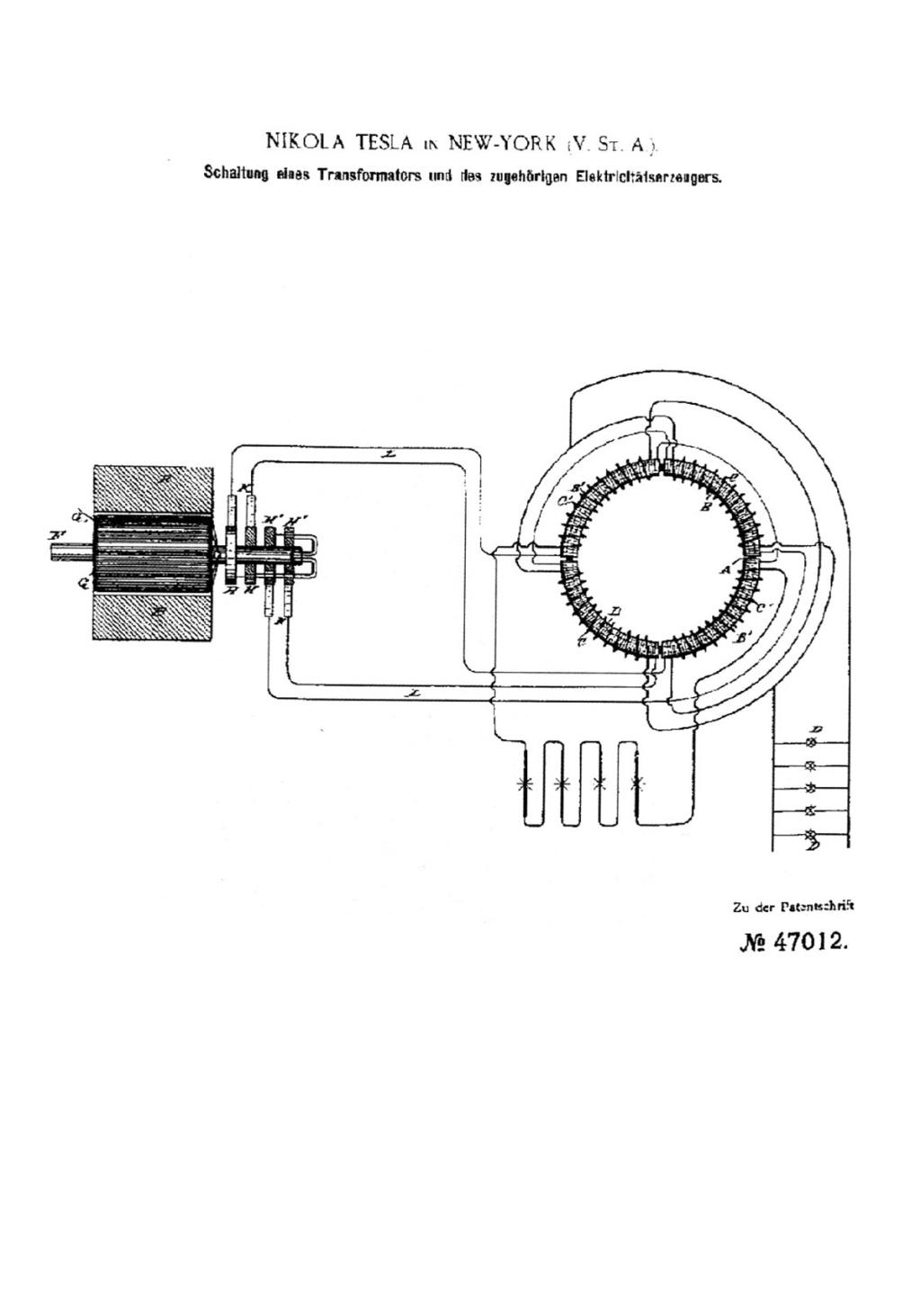 German Patent 47012 - Image 1.