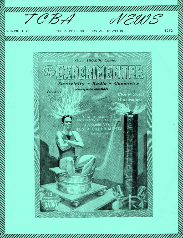 TCBA News Volume 1 - Issue 1 Cover