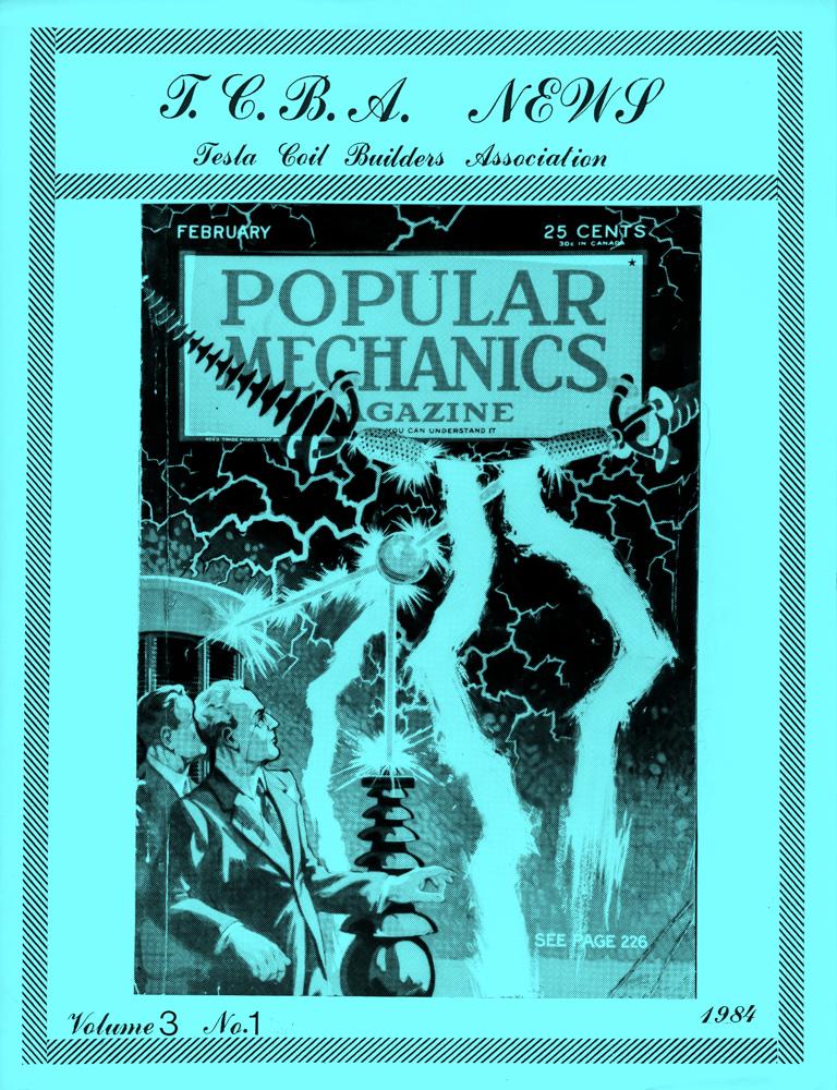 TCBA News Volume 3 - Issue 1 Cover