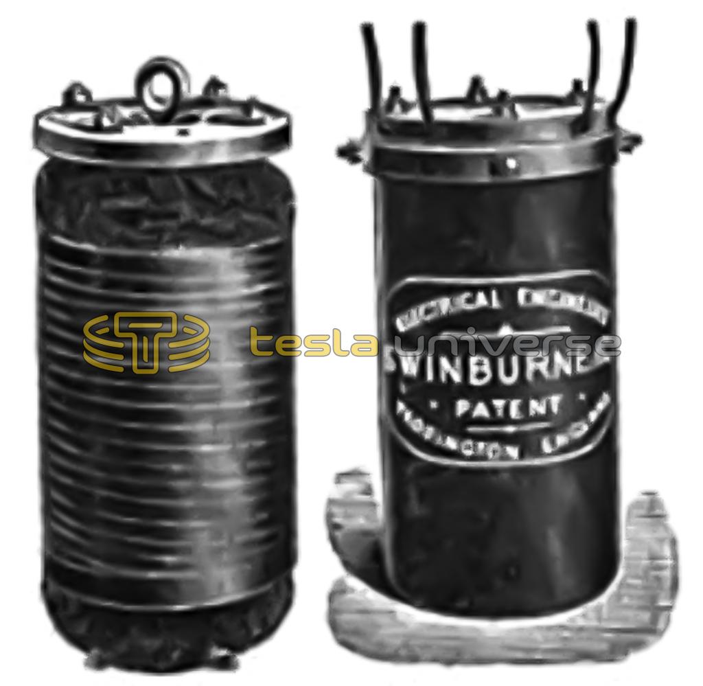 Drawings of Swinburne's "hedgehog" transformer