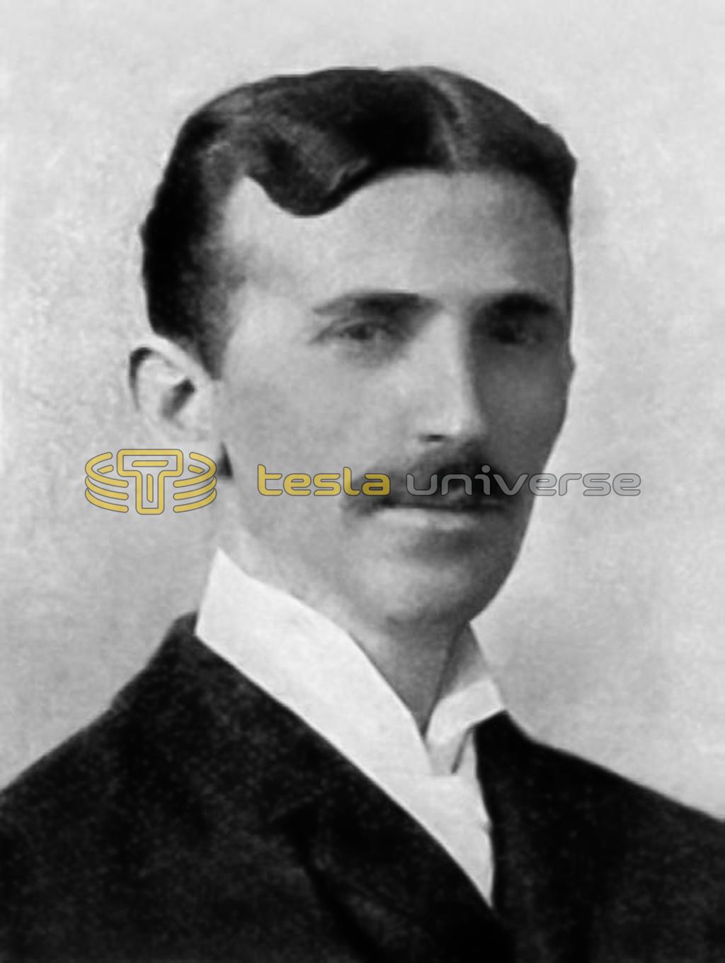 A rarely seen portrait of Nikola Tesla