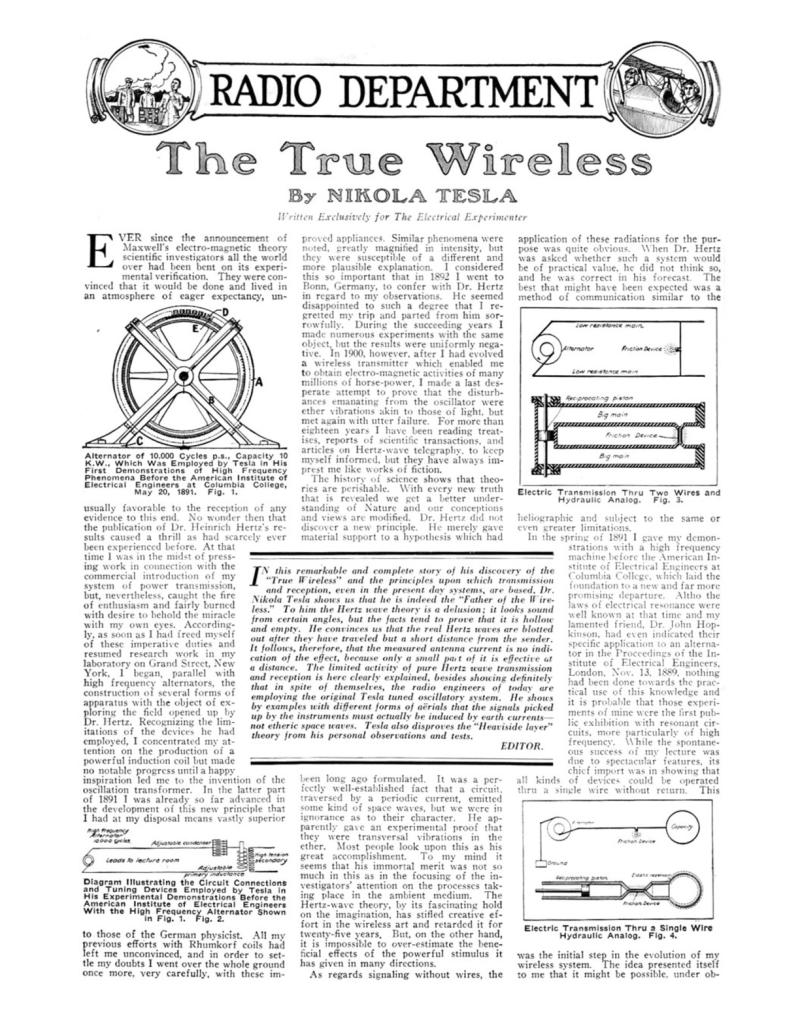Preview of The True Wireless article
