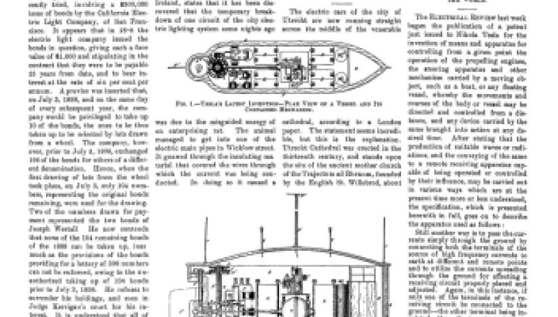 Preview of Nikola Tesla's Latest Invention: Details of an Invention Which May Assure the Peace of the World article