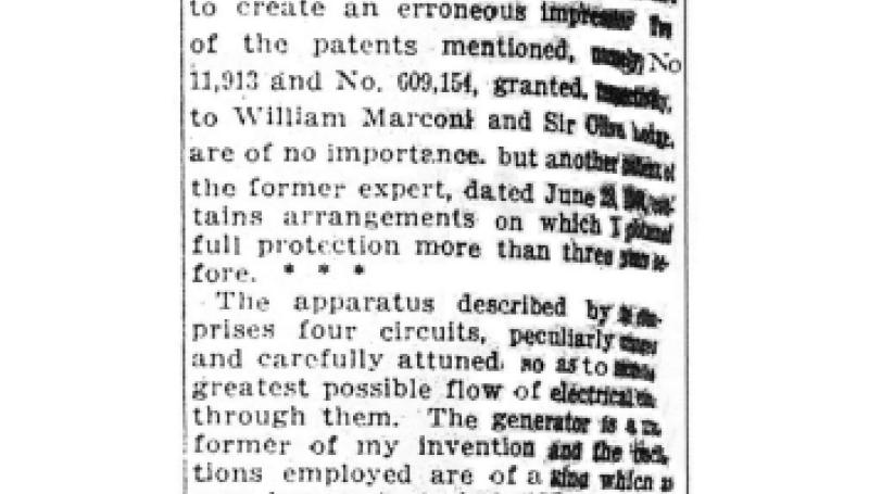 Preview of Mr. Tesla's Patents article