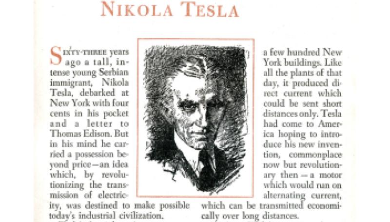 Preview of Strange Genius: Nikola Tesla article