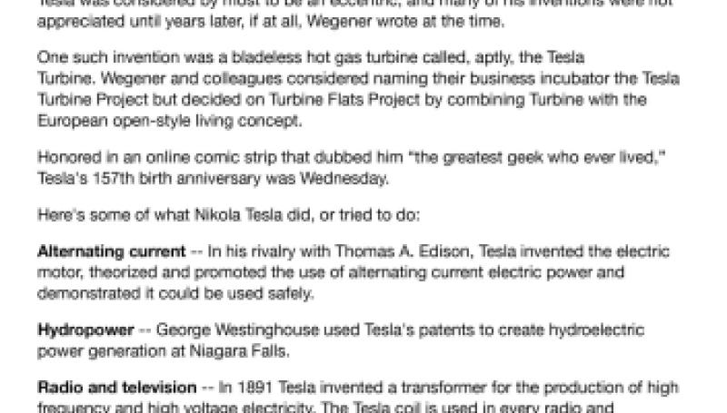 Preview of Nikola Tesla’s Achievements article