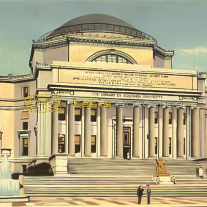 The library of Columbia University, New York City