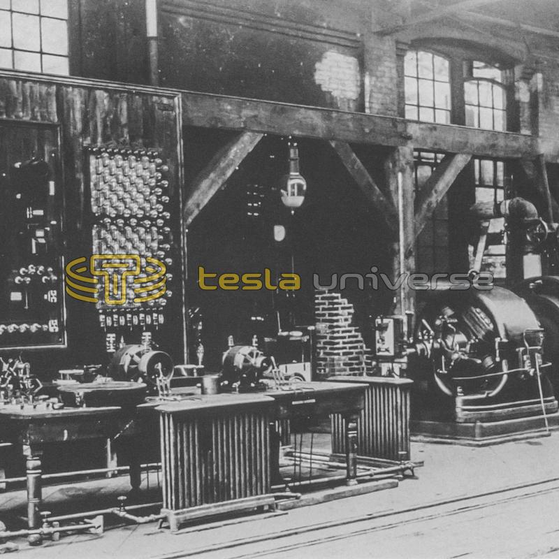 Westinghouse's Pittsburgh laboratory where Tesla developed A.C. equipment