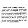 Preview of Nikola Tesla Sued for $18,081.30 article