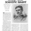 Preview of Nikola Tesla: Scientific Savant article