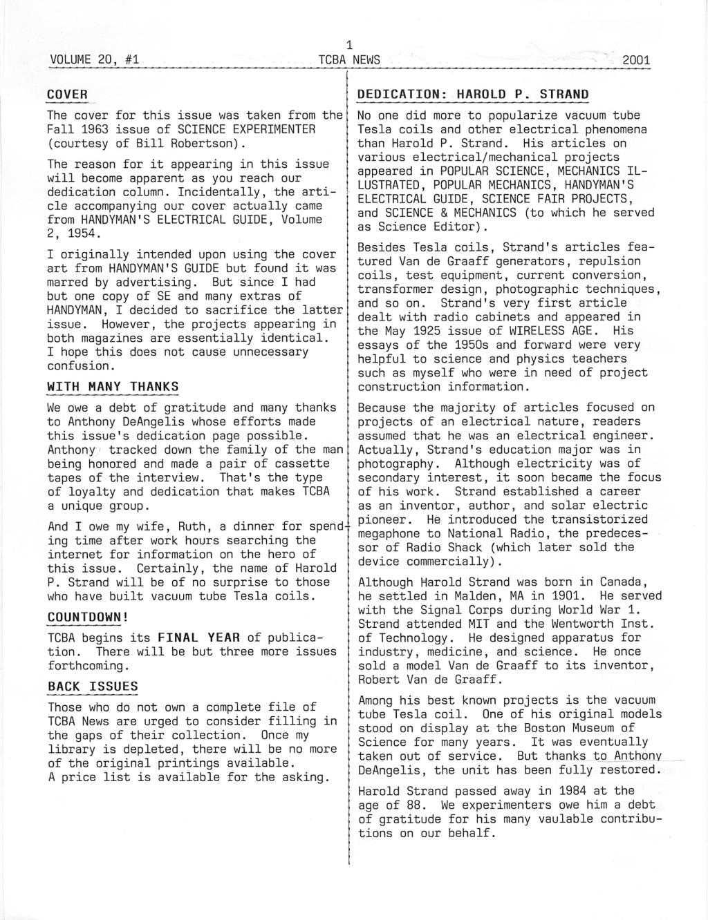 TCBA Volume 20 - Issue 1 - Page 1 of 18