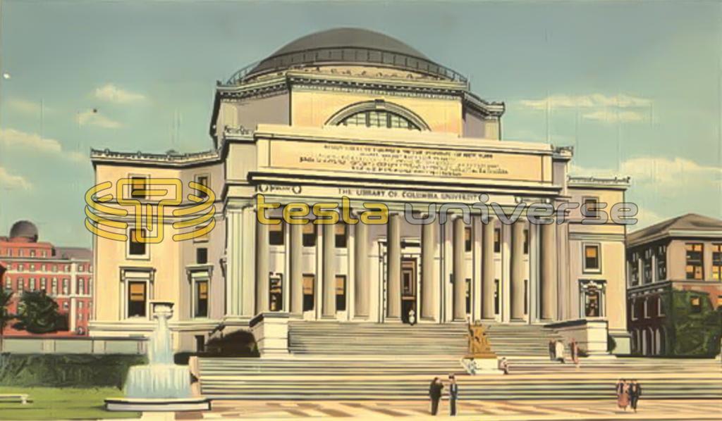 The library of Columbia University, New York City