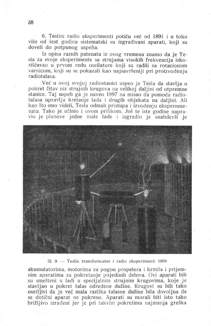 Nikola Tesla and His Works - On the Occassion of the Eightieth Anniversary - Page 38