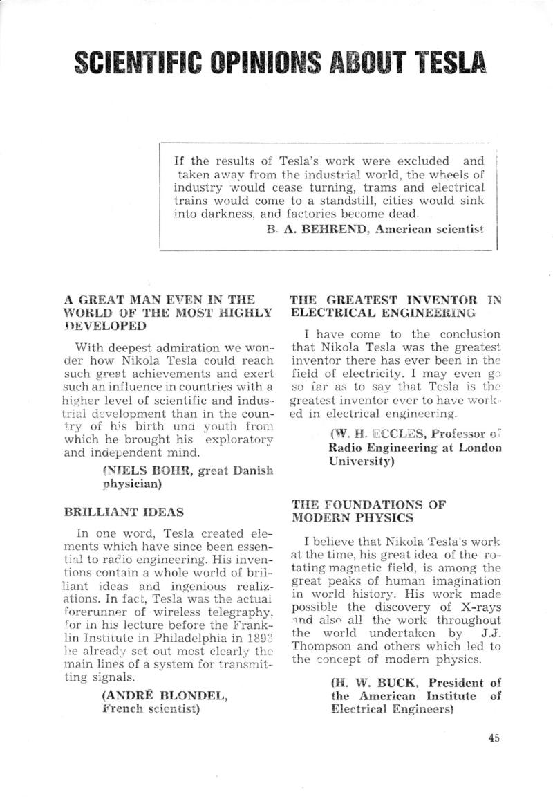Nikola Tesla: Programme of Celebrations (1976) - Page 45