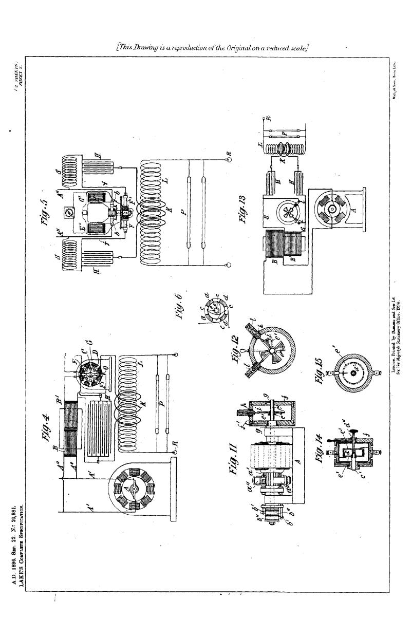 Nikola Tesla British Patent 20,981 - Improvements Relating to the Production, Regulation, and Utilization of Electric Currents of High Frequency, and to Apparatus Therefor - Image 2