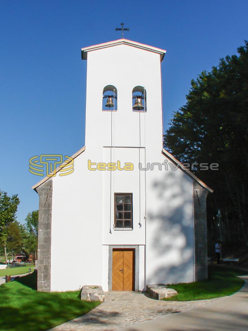The Replica Church at the Tesla Memorial in Smiljan, Croatia