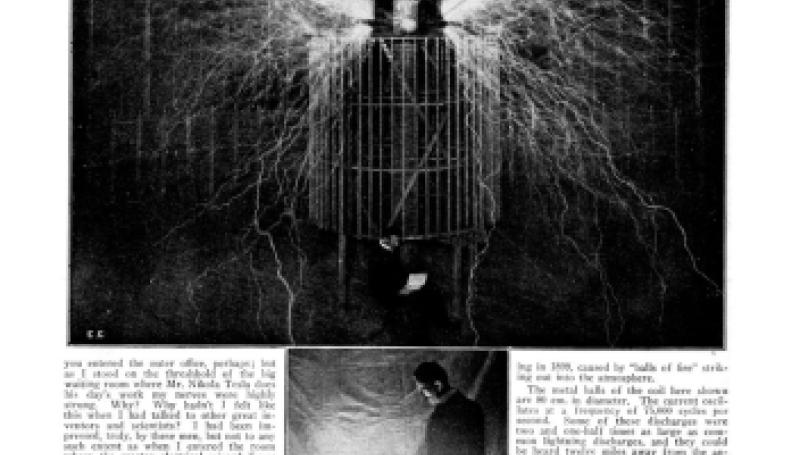 Preview of An Interview With Nikola Tesla, Electrical Wizard article