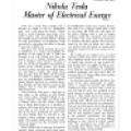 Preview of Nikola Tesla - Master of Electrical Energy article