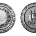 The John Scott Medal awarded to Tesla from The City of Philadelphia
